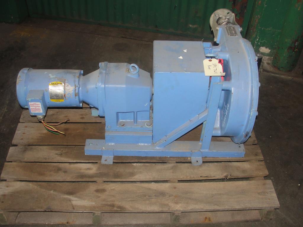 Pump 1 inlet Bredel Delden Holland positive displacement pump model Type SP-32, 1-1/2 hp