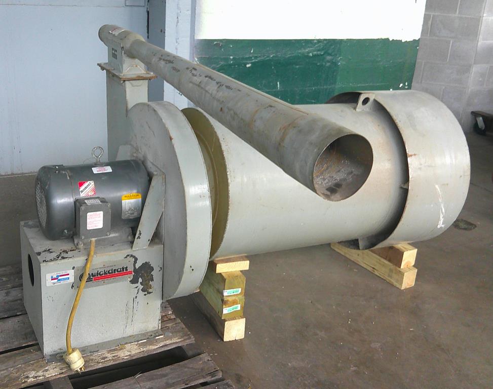 Blower centrifugal fan Quickdraft model MH 356, 10 hp, CS